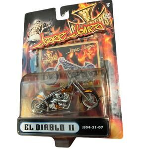 West Coast Choppers Jesse James El Diablo II Diecast Car 1:31 Scale Orange New